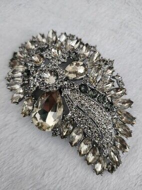 CABI‎ Rhinestone Statement Belt Buckle Brooch Pendant
